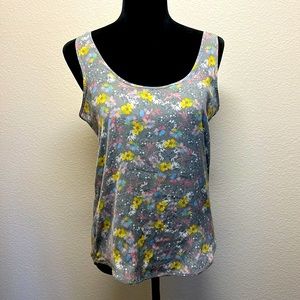 Free people floral tank top